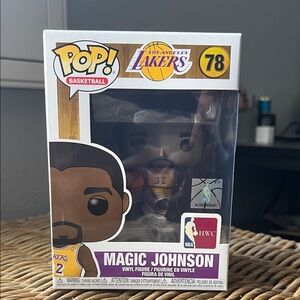 Funko Pop Magic Johnson in Purple and Gold